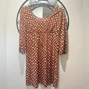 Geometric Print Mid-Length Dress